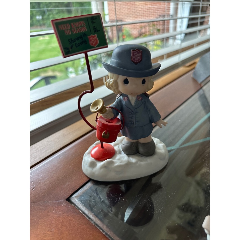 Precious Moments Figurine He Is‎ My Salvation Salvation Army Girl